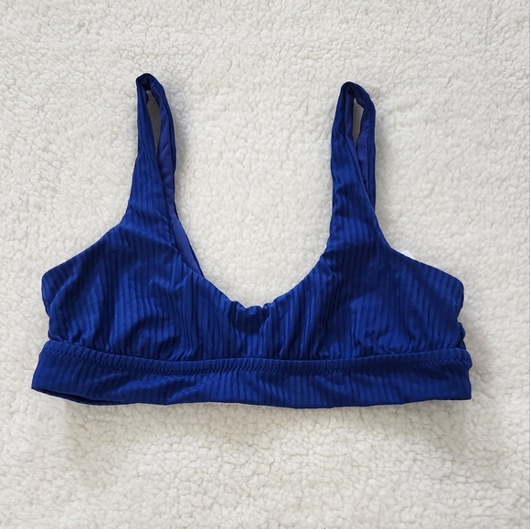 Neq!Vitamin A by Amahlia Steven's Eco-Ribbed Sienna Banded Bralette Bikini Top - Picture 7 of 10